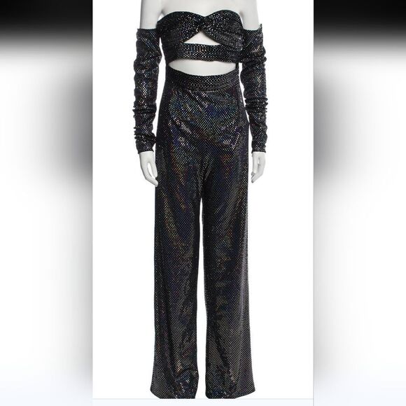BRONX and BANCO full glitter accents JUMPSUIT Nwot - Picture 4 of 9